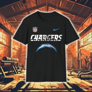 Los Angeles Chargers Charger Power Bolt Up Logo Shirt