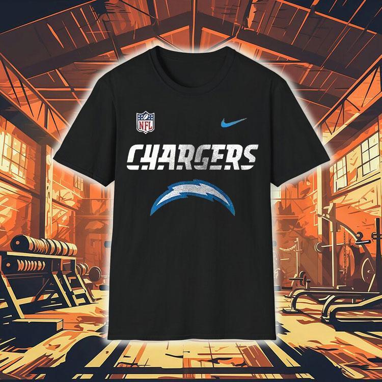 Los Angeles Chargers Charger Power Bolt Up Logo Shirt Los Angeles Chargers Charger Power Bolt Up Logo Shirt