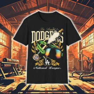 Los Angeles Dodgers 2025 National League Champions New Era Shirt