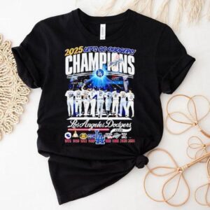 Los Angeles Dodgers Let’s Go Dodgers Baseball National League Champions 2025 Shirt