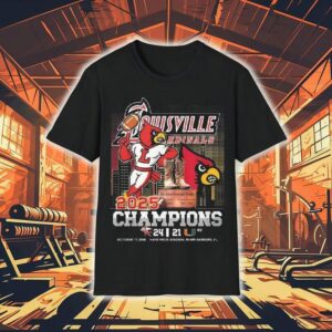 Louisville Cardinals Mascot 2025 Champions Shirt