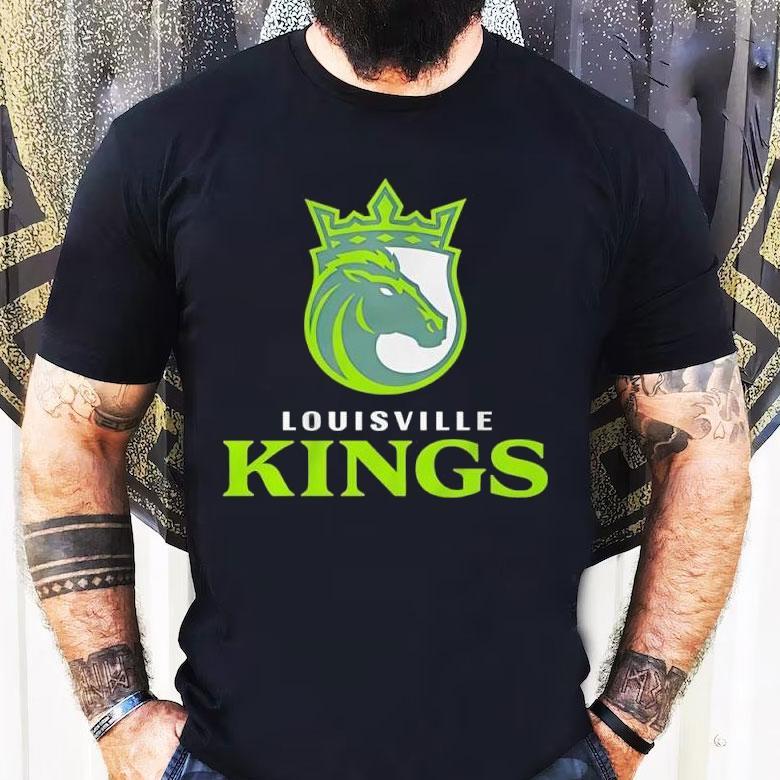 Louisville Kings Lockup Logo Shirt Louisville Kings Lockup Logo Shirt