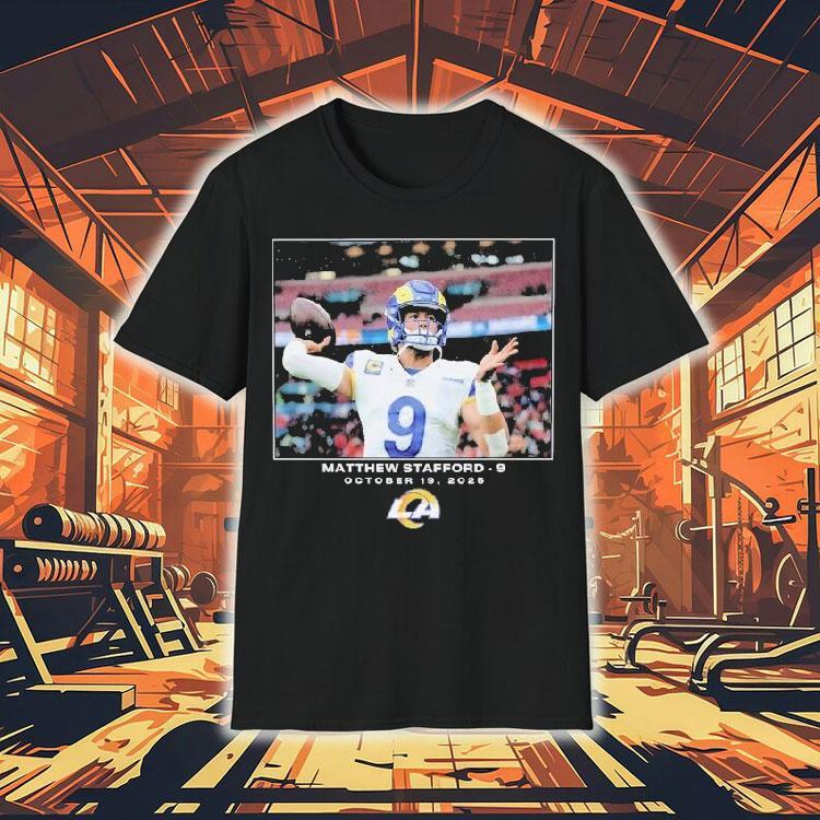Matthew Stafford October 19 2025 Los Angeles Rams Nfl Flash Features Week 7 Shirt Matthew Stafford October 19 2025 Los Angeles Rams Nfl Flash Features Week 7 Shirt