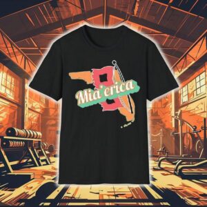 Mia Erica Map Of Dominica Tshirt