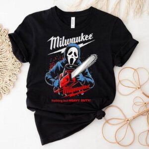 Milwaukee Tools Ghost Face With Chainsaw Halloween Shirt