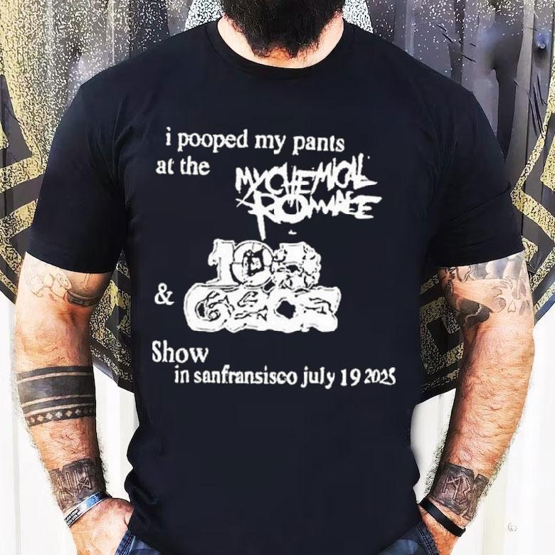 My Chemical Romance July 19 2025 San Francisco Shirt My Chemical Romance July 19 2025 San Francisco Shirt