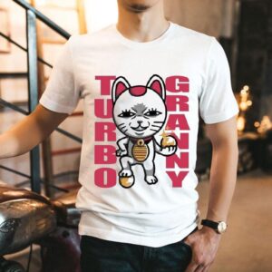 Nakamas Granny Turbo Cat Anime Shirt