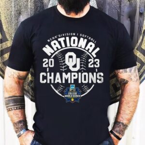 Oklahoma Sooners 2023 Ncaa Softball Women’s College World Series Champions Men’s Shirt