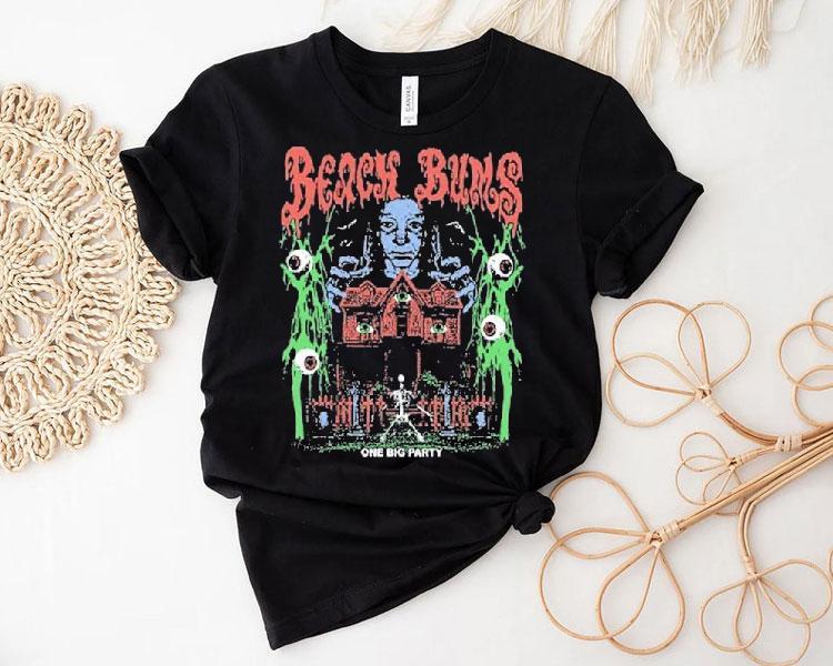 One Big Party X Beach Bums Haunted Skeleton Shirt One Big Party X Beach Bums Haunted Skeleton Shirt
