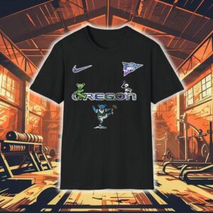 Oregon Ducks Grateful Dead 60th Anniversary Bear Mascots Shirt