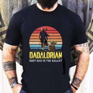 Original The Dadalorian Best Dad In The Galaxy Vintage Shirt