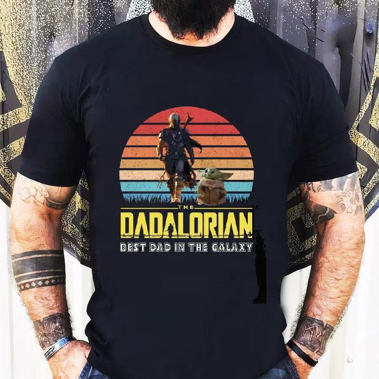 Original The Dadalorian Best Dad In The Galaxy Vintage Shirt Original The Dadalorian Best Dad In The Galaxy Vintage Shirt