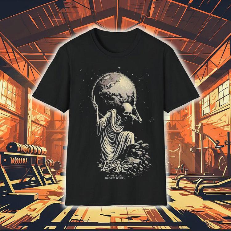 Parkway Drive Live Brussels Tour 2025 Skeleton Shirt Parkway Drive Live Brussels Tour 2025 Skeleton Shirt