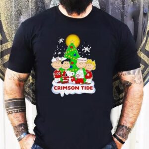 Peanuts Characters Alabama Crimson Tide Christmas Shirt