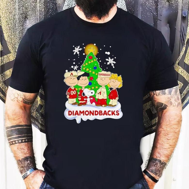 Peanuts Characters Arizona Diamondbacks Christmas Shirt Peanuts Characters Arizona Diamondbacks Christmas Shirt