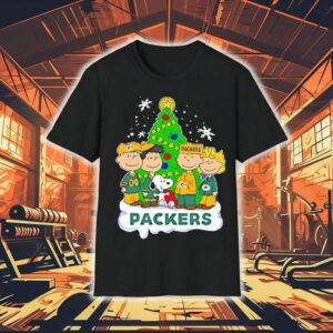 Peanuts Characters X Green Bay Packers Chrismas Shirt