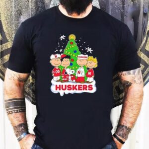 Peanuts Characters X Nebraska Cornhuskers Chrismas Shirt