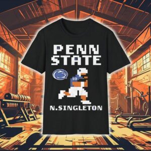 Penn State Football Nicholas Singleton Retro Baller Graphic Shirt