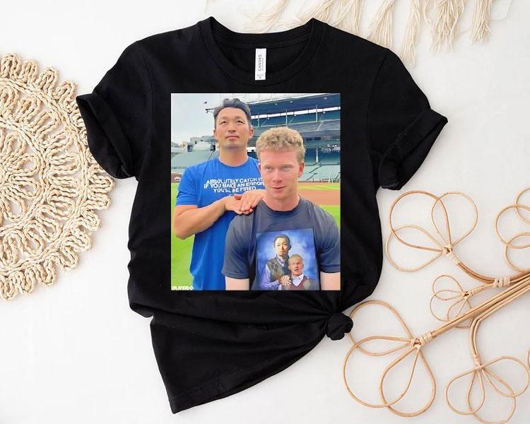 Pete Crow-armstrong And Seiya Suzuki Step Brothers Photo Shirt Pete Crow-armstrong And Seiya Suzuki Step Brothers Photo Shirt