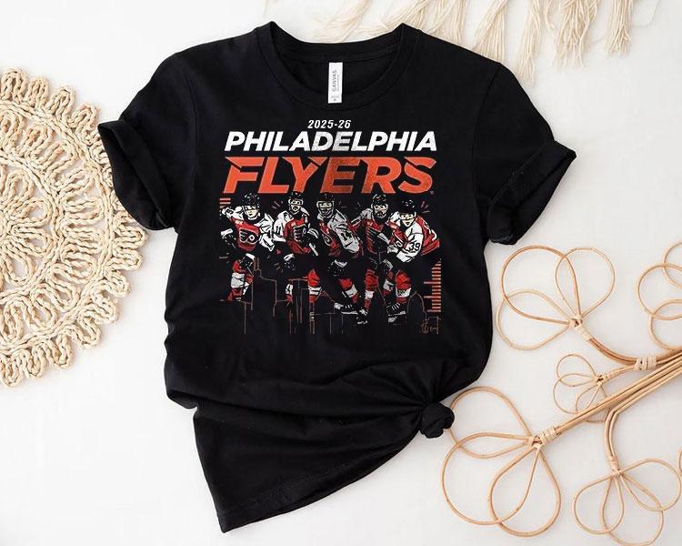Philadelphia Flyers Hockey Spirit 2025 Team Art Shirt Philadelphia Flyers Hockey Spirit 2025 Team Art Shirt
