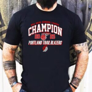 Portland Trail Blazers Nba 2k26 Summer League 2025 Las Vegas Champions Shirt