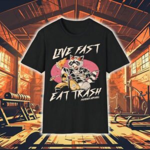 Raccoon Pizza Live Fast Eat Trash Shirt