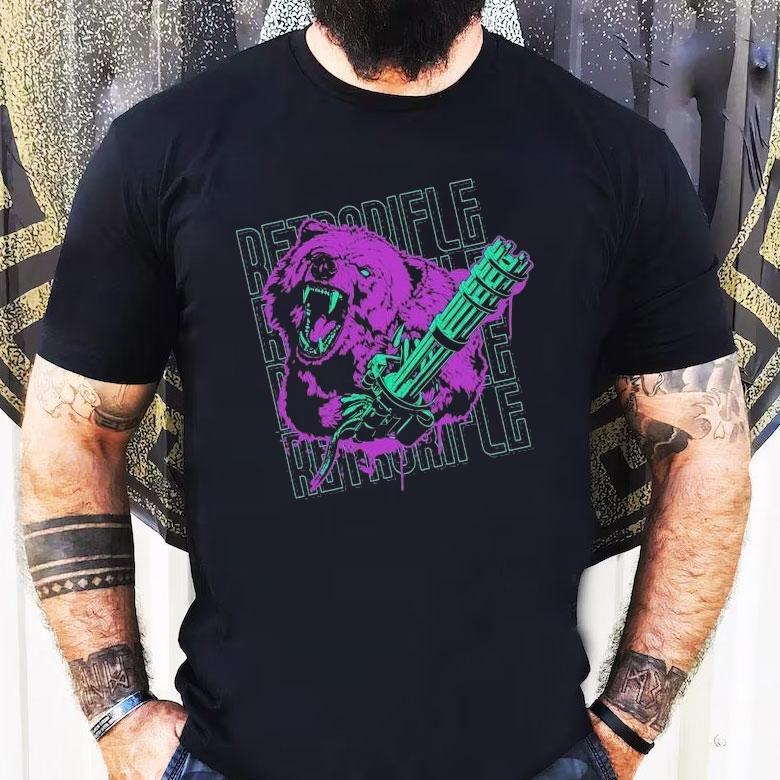 Retro Rifle Bear Arms Shirt Retro Rifle Bear Arms Shirt
