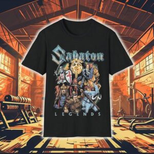Sabaton Vault Of Legends Blue Shirt