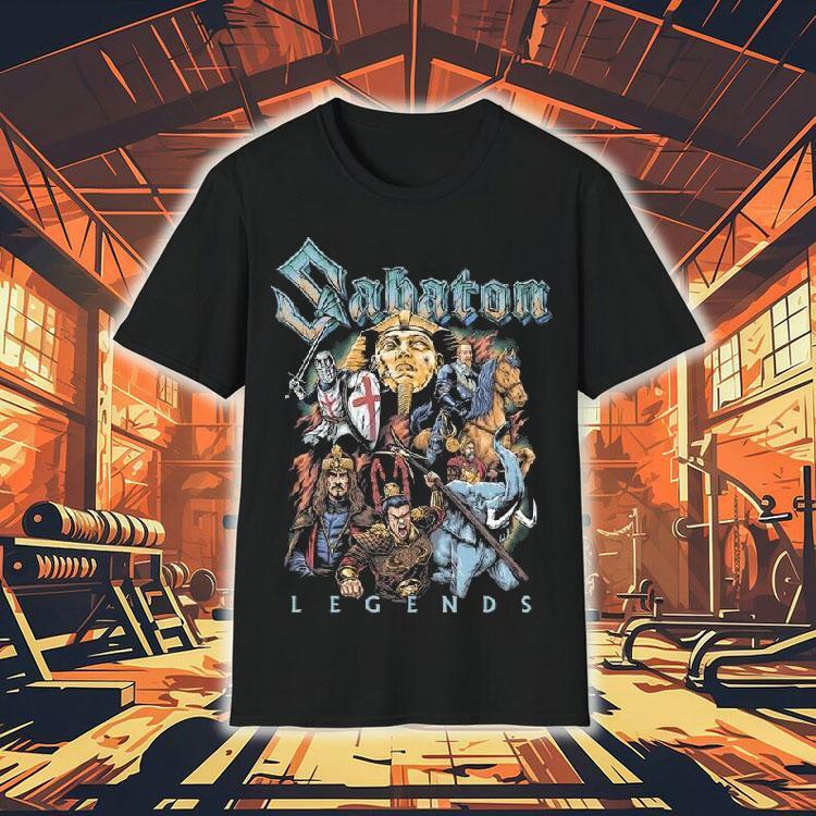 Sabaton Vault Of Legends Blue Shirt Sabaton Vault Of Legends Blue Shirt