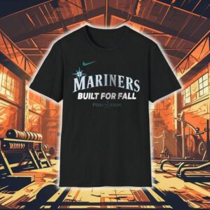 Seattle Mariners Postseason Built For Fall Seize The Moment Logo Shirt