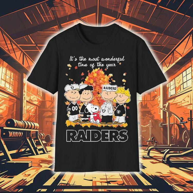 Snoopy The Peanuts Las Vegas Raiders It’s The Most Wonderful Time Of The Year Shirt Snoopy The Peanuts Las Vegas Raiders It’s The Most Wonderful Time Of The Year Shirt