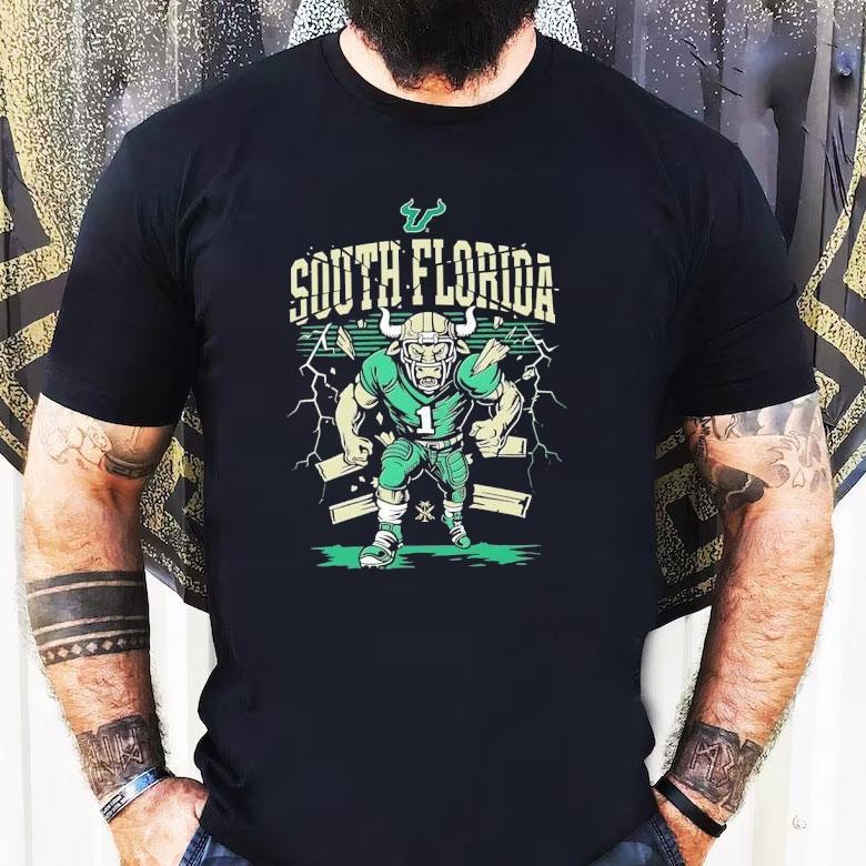 South Florida Bulls Football Mascot Shirt South Florida Bulls Football Mascot Shirt