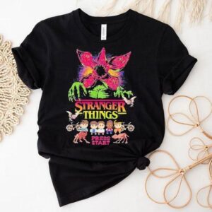 Stranger Things Eleven Mike Dustin Lucas Will Press Start Shirt