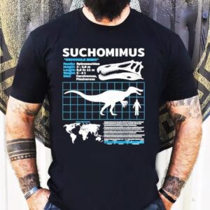 Suchomimus Fact Sheet Dinosaur Facts Shirt