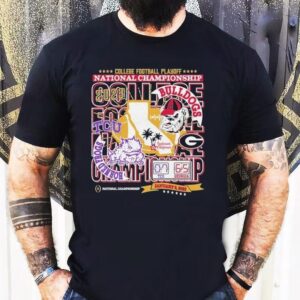 Tcu Horned Frogs Vs Georgia Bulldogs College Football Playoff National Championship Game 2023 Matchup Shirt