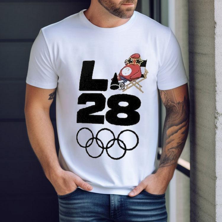 Team Usa La 2028 Summer Olympics Mascot Handover Shirt Team Usa La 2028 Summer Olympics Mascot Handover Shirt