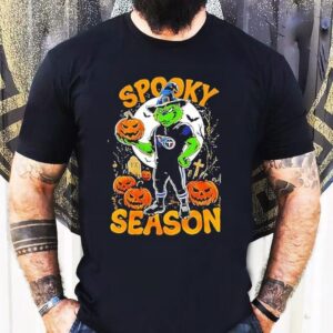 Tennessee Titans X Grinch Nfl Spooky Season 2025 Shirt