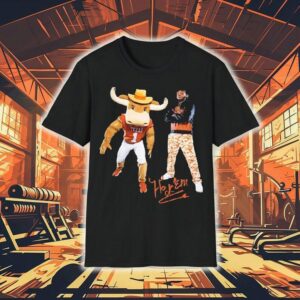 Texas Longhorns Bevo Hook Em Horns Shirt