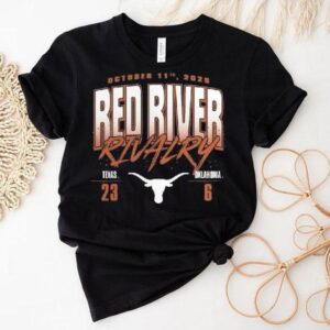 Texas Longhorns Vs Oklahoma Sooners 2025 Score Shirt