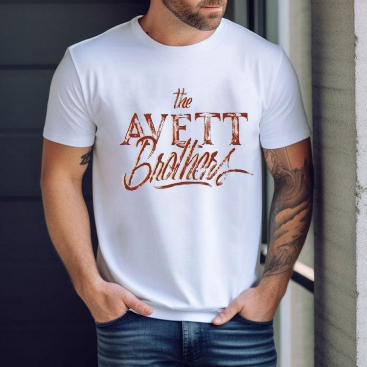 The Avett Brothers Painted Sign Logo Shirt The Avett Brothers Painted Sign Logo Shirt