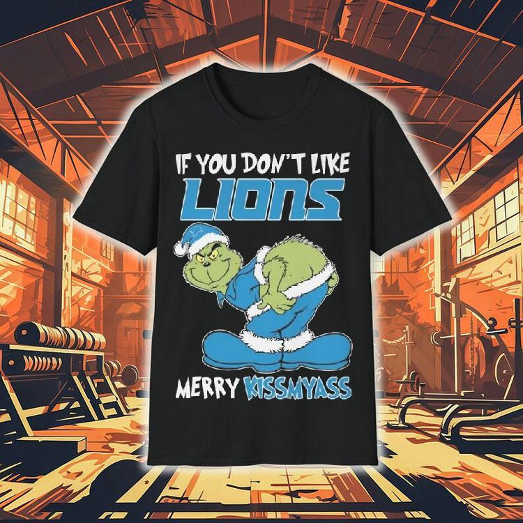 The Grinch If You Don’t Like Detroit Lions Merry Kissmyass 2025 Shirt The Grinch If You Don’t Like Detroit Lions Merry Kissmyass 2025 Shirt