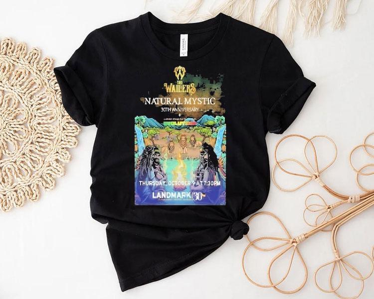 The Wailers Natural Mystic 30th Anniversary Oct 9 2025 Washington Ny Shirt The Wailers Natural Mystic 30th Anniversary Oct 9 2025 Washington Ny Shirt