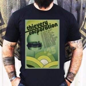 Thievery Corporation Midwest And South American 2025 Tour Shirt