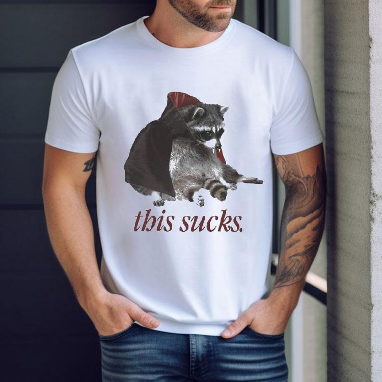 This Sucks Halloween Vampire Raccoon Shirt This Sucks Halloween Vampire Raccoon Shirt