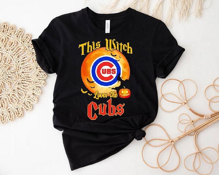 This Witch Loves The Chicago Cubs Halloween Shirt This Witch Loves The Chicago Cubs Halloween Shirt