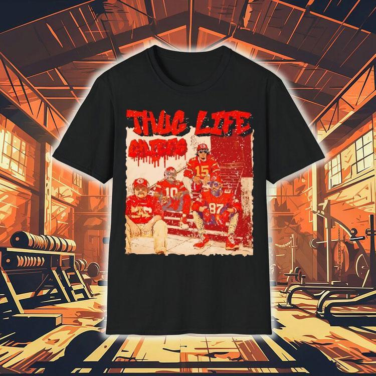 Thug Life Kansas City Chiefs Football Shirt Thug Life Kansas City Chiefs Football Shirt