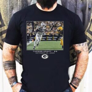 Tucker Kraft Green Bay Packers Nfl Flash Features Week 8 Shirt