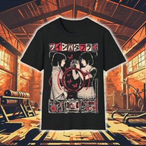 Twin Butterfly Anime Shirt