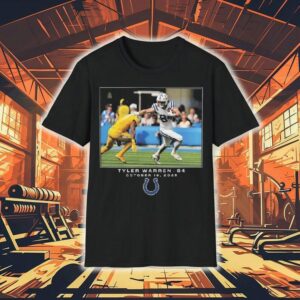 Tyler Warren Indianapolis Colts Nfl Flash Features Week 7 Shirt