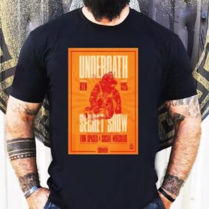 Underoath At Crowbar In Tampa, Fl On October 6 2025 Tour Shirt